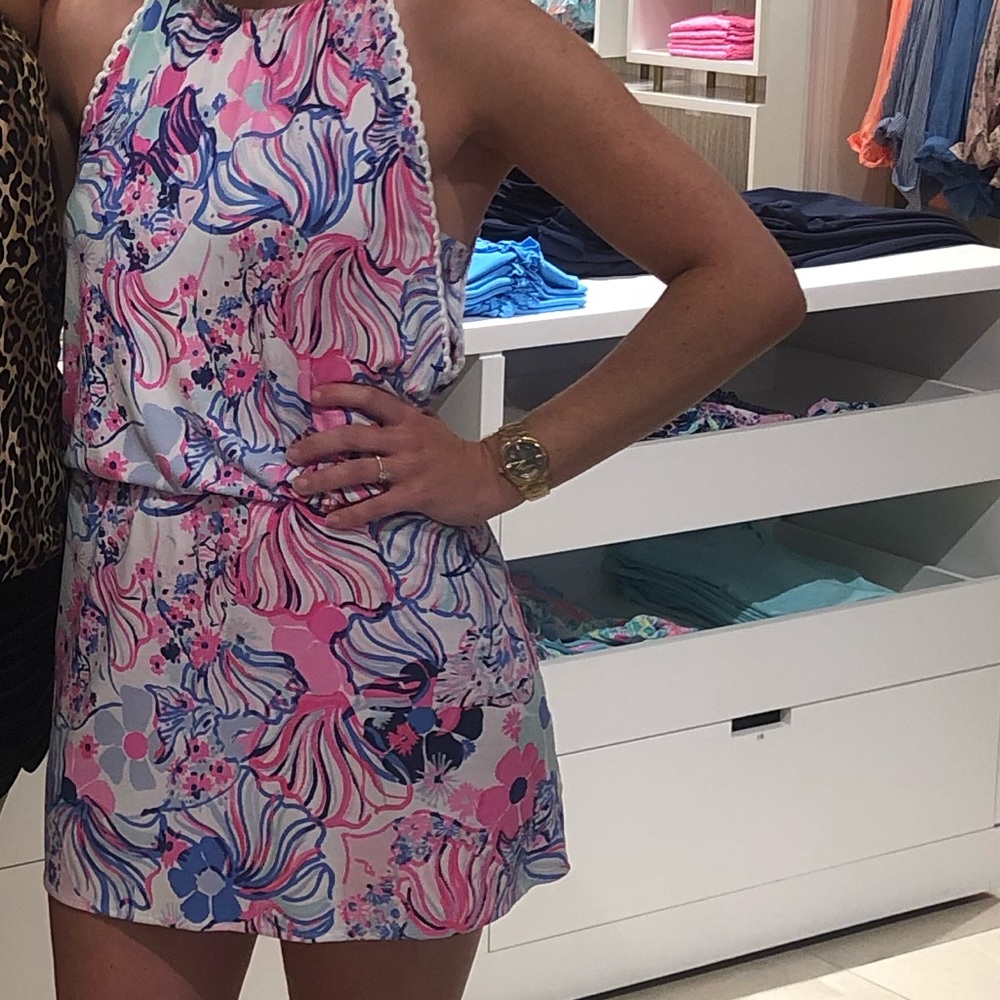 Lilly Pulitzer Romper “Make A Splash” XS